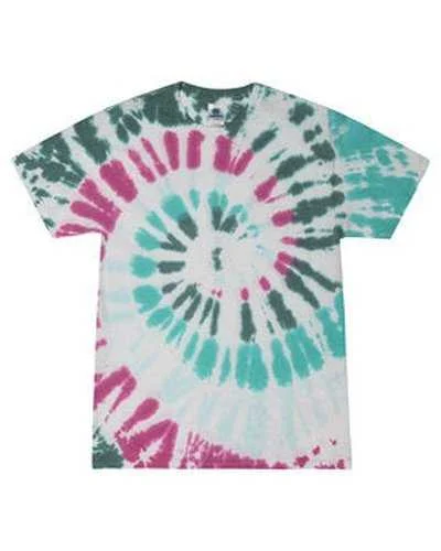 Tie-Dye CD100 Adult 54 oz, 100% Cotton T-Shirt - Everglades