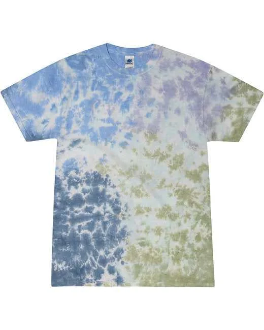 Tie-Dye CD100 Adult 54 oz, 100% Cotton T-Shirt - Ferris Wheel