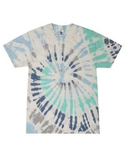 Tie-Dye CD100 Adult 54 oz, 100% Cotton T-Shirt - Glacier