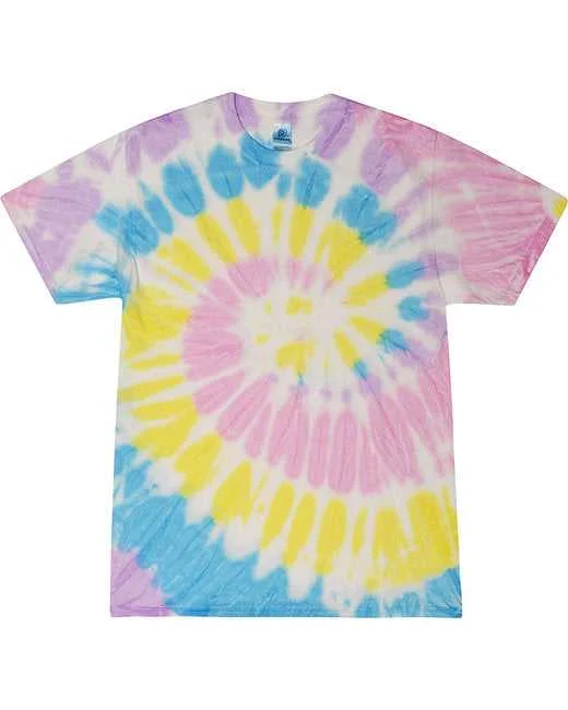 Tie-Dye CD100 Adult 54 oz, 100% Cotton T-Shirt - Gummy Bear