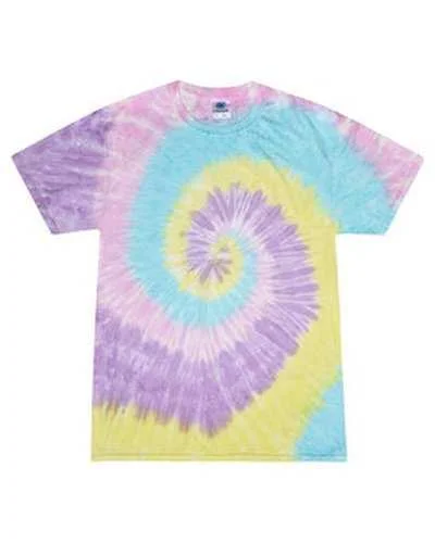 Tie-Dye CD100 Adult 54 oz, 100% Cotton T-Shirt - Jellybean