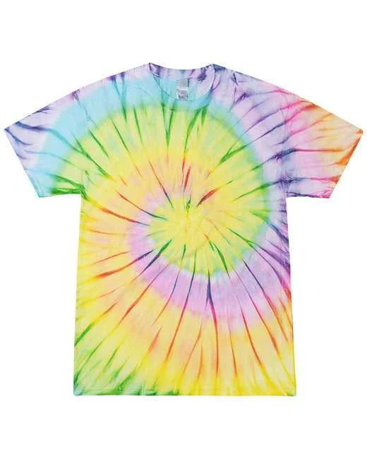 Tie-Dye CD100 Adult 54 oz, 100% Cotton T-Shirt - Lollypop