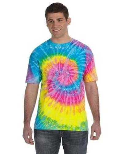 Tie-Dye CD100 Adult 54 oz, 100% Cotton T-Shirt - Saturn