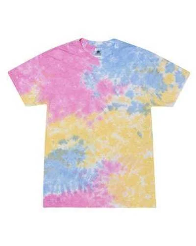 Tie-Dye CD100 Adult 54 oz, 100% Cotton T-Shirt - Sherbet