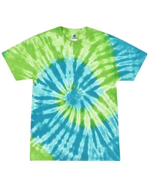 Tie-Dye CD100 Adult 54 oz, 100% Cotton T-Shirt - St. Lucia