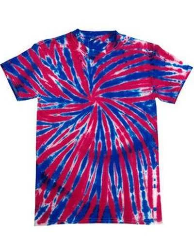 Tie-Dye CD100 Adult 54 oz, 100% Cotton T-Shirt - Union Jack