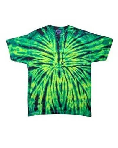 Tie-Dye CD100 Adult 54 oz, 100% Cotton T-Shirt - Wild Spider