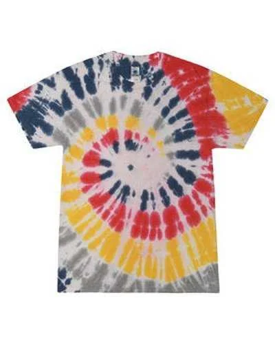 Tie-Dye CD100 Adult 54 oz, 100% Cotton T-Shirt - Yellowstone