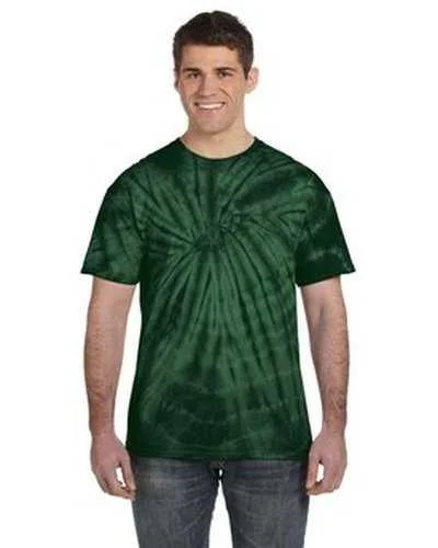 Tie-Dye CD101 Adult 54 oz 100% Cotton Spider T-Shirt - Spider Green