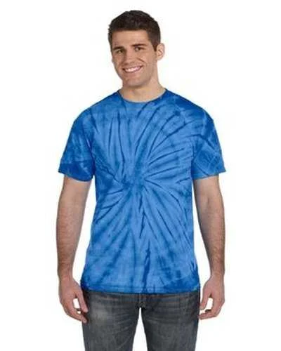 Tie-Dye CD101 Adult 54 oz 100% Cotton Spider T-Shirt - Spider Royal