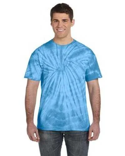 Tie-Dye CD101 Adult 54 oz 100% Cotton Spider T-Shirt - Spider Turquoise