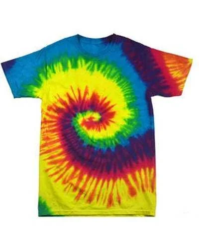 Tie-Dye CD1160 Toddler T-Shirt - Reactive Rainbow