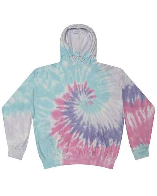 Tie-Dye CD8600 Unisex Cloud Pullover Hooded Sweatshirt - Unicorn