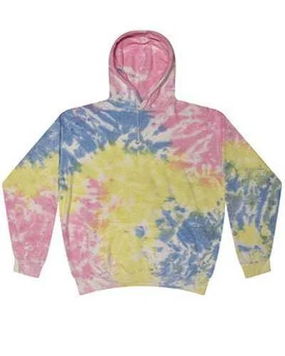 Tie-Dye CD877 Adult D Pullover Hooded Sweatshirt - Sherbert