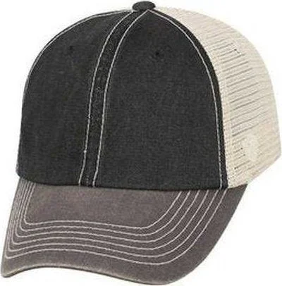 J. America TW5506 Adult Offroad Cap - Black