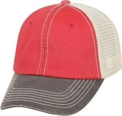 J. America TW5506 Adult Offroad Cap - Red