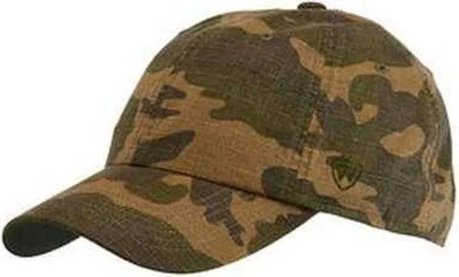 J. America TW5537 Ripper Washed Cotton Ripstop Cap - Camo