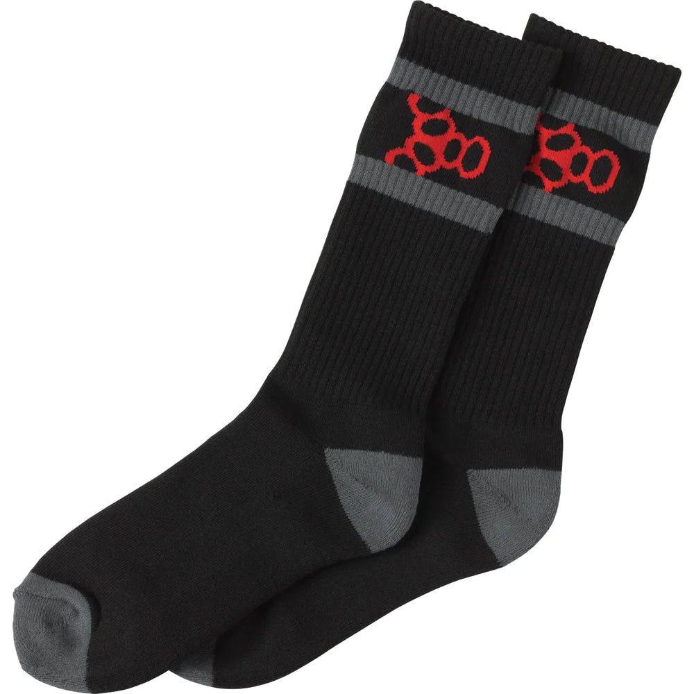 Triple 8 Icon Socks - Black / Red