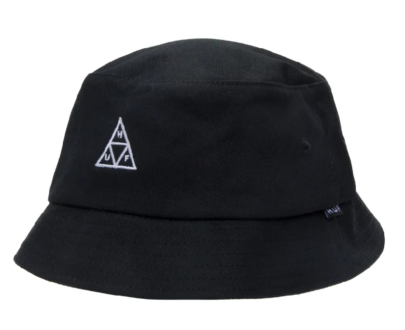 Triple Triangle Bucket Hat | Black