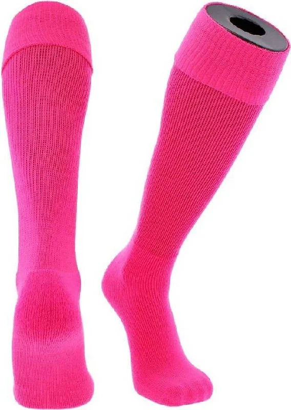 TCK Multisport Acrylic Knee High Tube Socks - Hot Pink