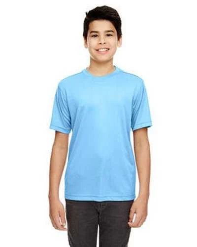 Ultraclub 8620Y Youth Cool & Dry Basic Performance T-Shirt - Columbia Blue