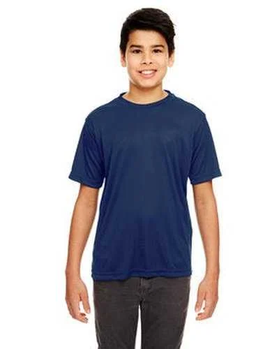 Ultraclub 8620Y Youth Cool & Dry Basic Performance T-Shirt - Navy