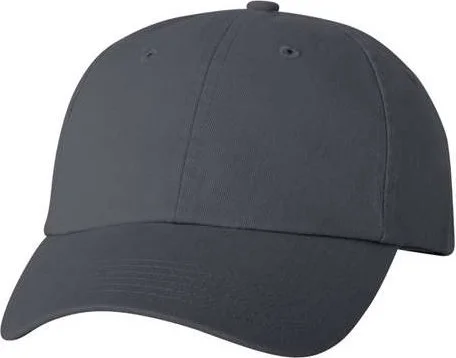 Valucap VC300A Adult Bio-Washed Classic Dads Cap - Charcoal