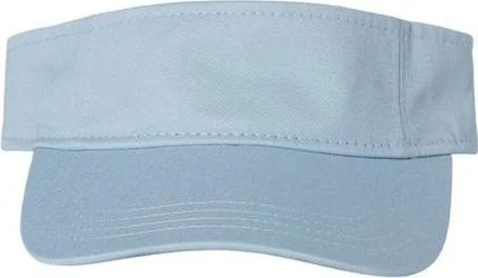 Valucap VC500 Bio-Washed Visor - Baby Blue