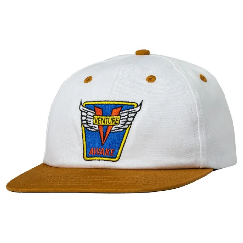 Venture Cap Emblem White / Dark Khaki - O/S