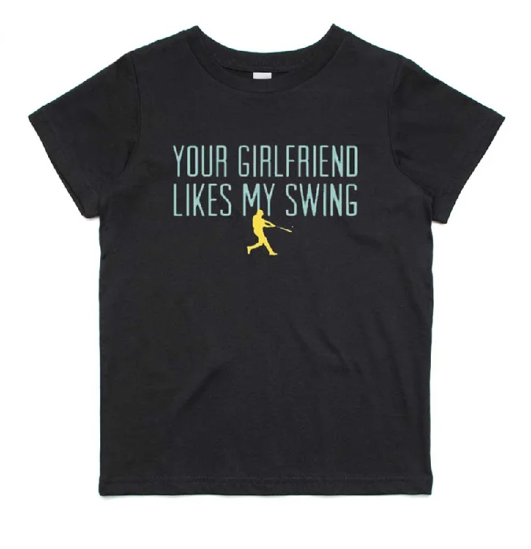 Your Girlfriend Likes My Swing- Youth Tee