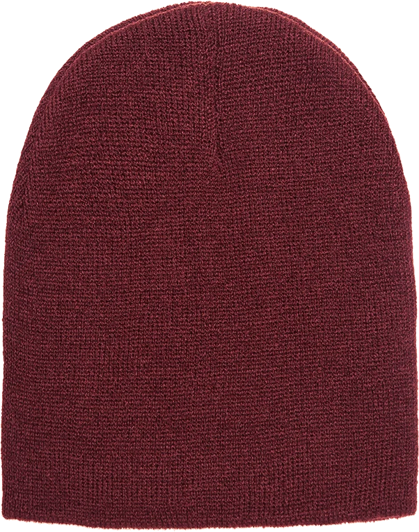 Yupoong 1500KC Classics Short Beanie - Maroon