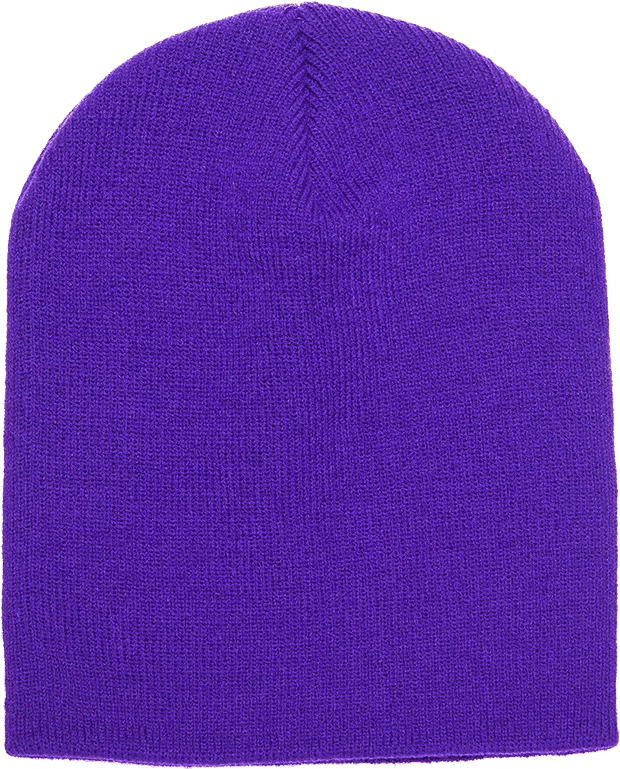 Yupoong 1500KC Classics Short Beanie - Purple