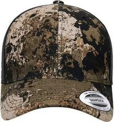 Yupoong 6606VC Classics Veil Camo Retro Trucker Cap - Wideland