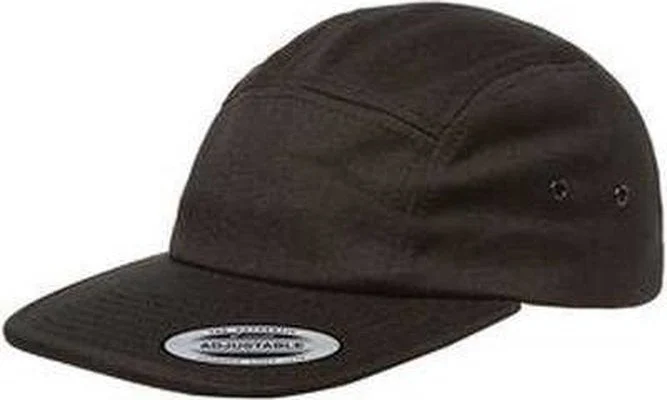 Yupoong Y7005 Jockey Camper Cap - Black