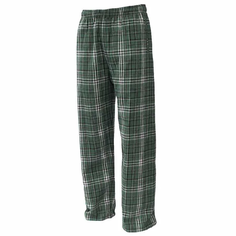 Pennant YFLNP Youth Flannel Plaid Pant - Forest White